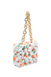 Recycled Quilted Hand Bag - White