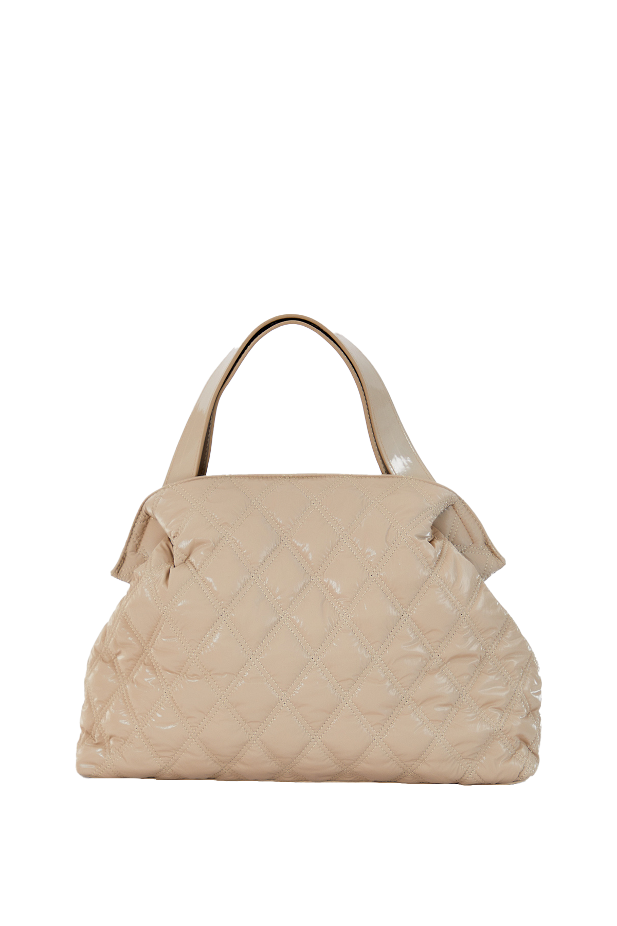 Quilted Shoulder Bag - Cream