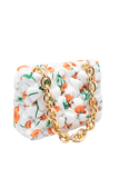 Recycled Quilted Hand Bag - White