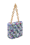 Recycled Quilted Hand Bag - Purple