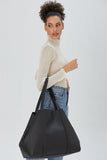 Vegan Leather Weekend Bag - Black