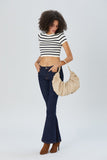 Vegan Leather Shoulder Bag - Nude