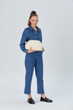 Plush Pouch Bag - Cream