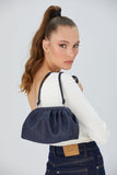 Pouch Crossbody Bag - Navy Blue