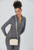 Braided Look Mini Crossbody Bag - Beige