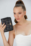 Tweed Crossbody Bag - Black