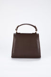 Top Handle Mini Crossbody Bag - Brown