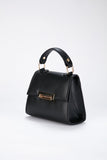Top Handle Mini Crossbody Bag - Black