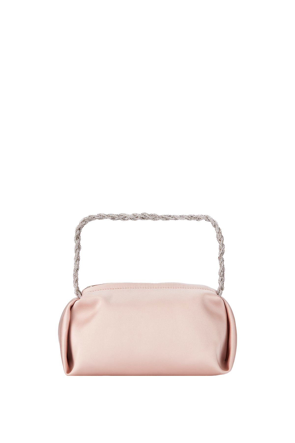 Recycled Satin Evening Bag - Champagne
