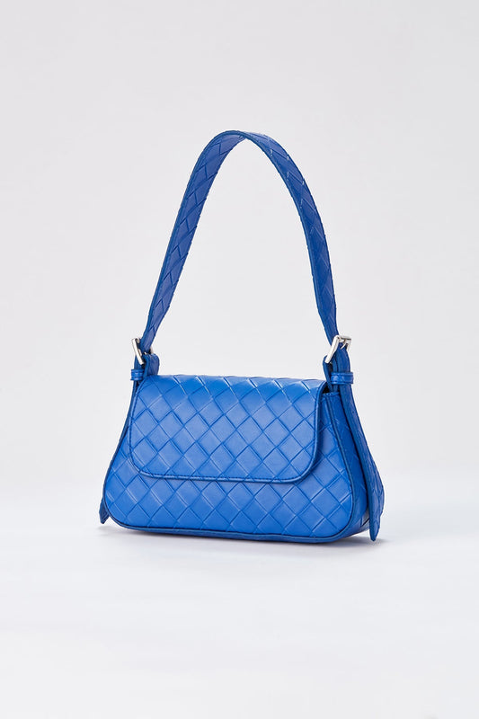 Baguette Shoulder Bag - Blue