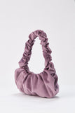 Velvet Croissant Hand Bag - Lilac