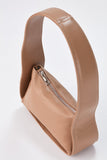 Asymmetric Baguette Bag - Nude
