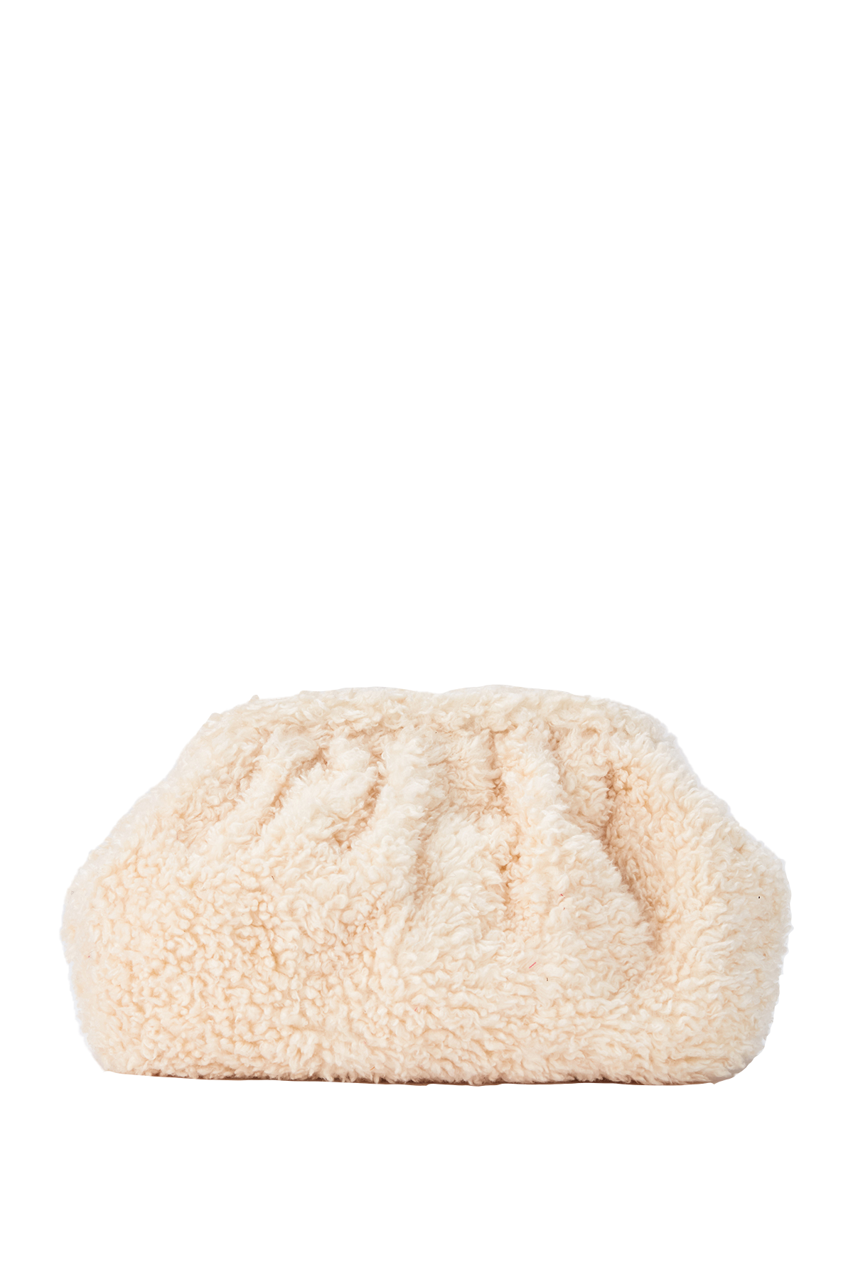 Plush Pouch Bag - Cream