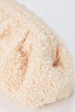 Plush Pouch Bag - Cream