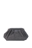 Shimmery Pouch Crossbody Bag - Silver