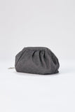 Shimmery Pouch Crossbody Bag - Silver