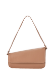 Asymmetric Shoulder Bag - Nude