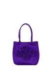 Floral Handbag - Purple