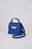 Recycled Vegan Leather Hand Bag - Royal Blue