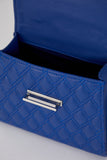 Recycled Vegan Leather Hand Bag - Royal Blue