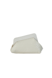 Asymmetrical Clutch Bag - White