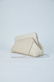Asymmetrical Clutch Bag - White
