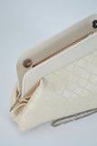 Asymmetrical Clutch Bag - White