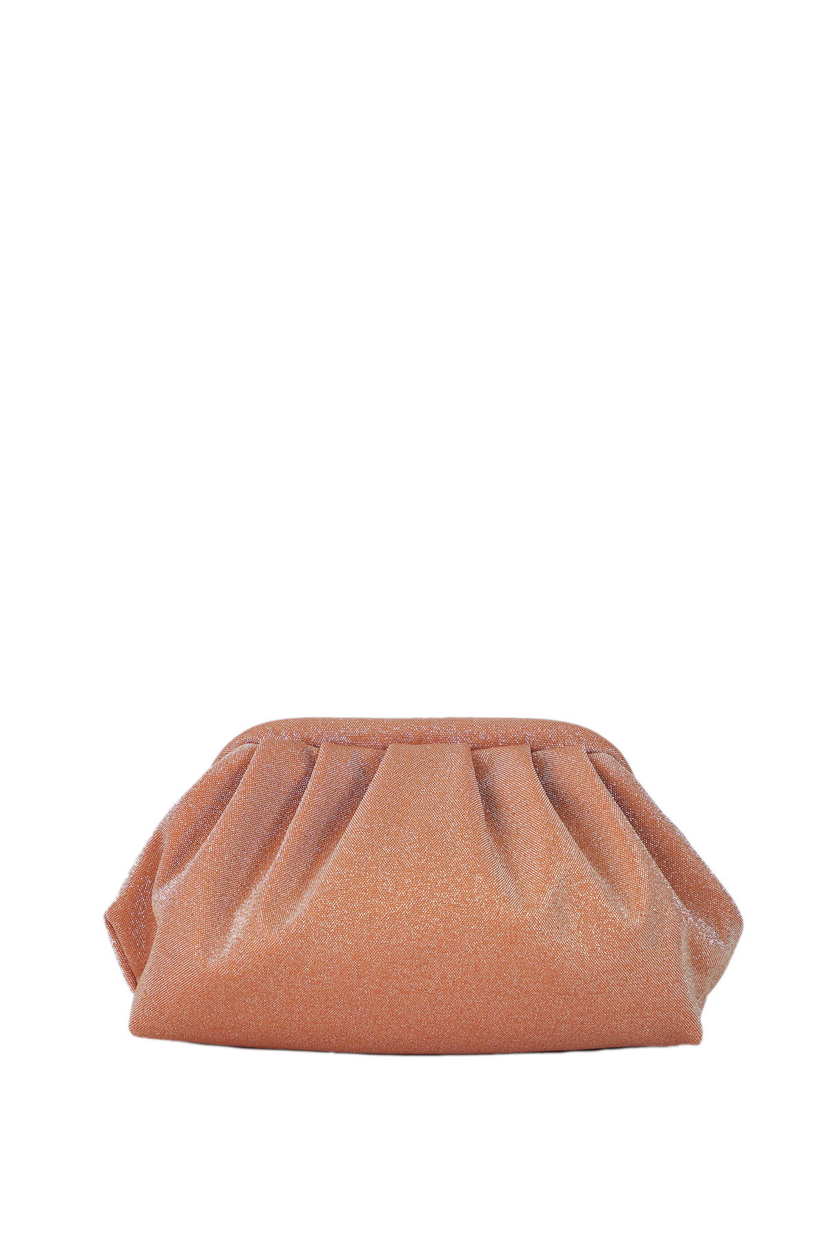 Shimmery Pouch Bag - Orange