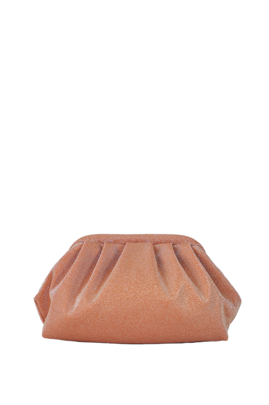 Shimmery Pouch Bag - Orange