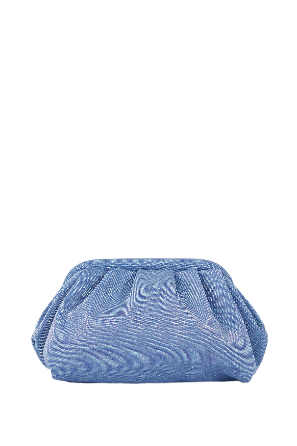 Shimmery Pouch Bag - Pale Blue