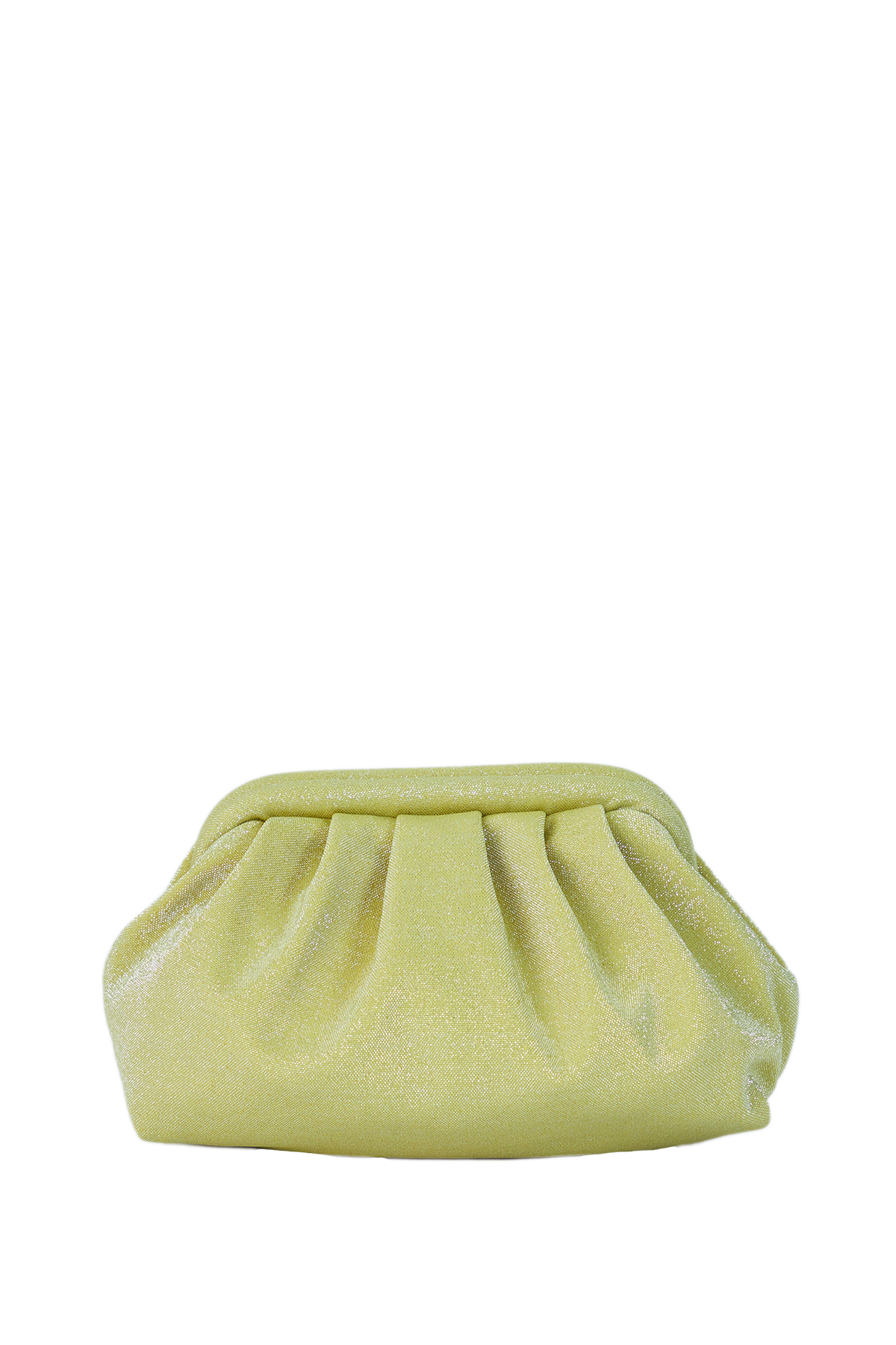 Shimmery Pouch Bag - Lime Green