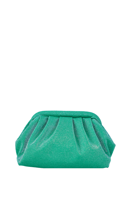 Shimmery Pouch Bag - Green